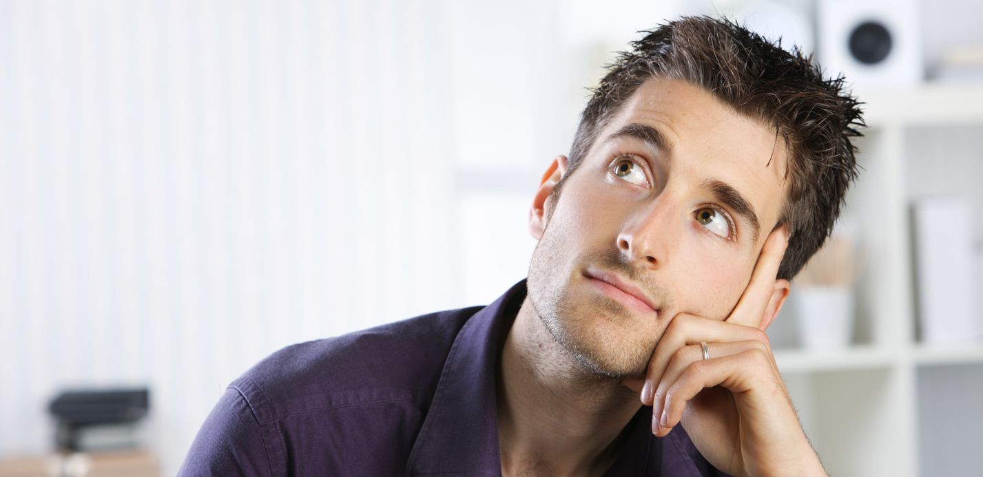 Person Thinking About a Home Loan